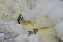 Souffre Volcan Kawah Ijen