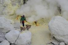 Souffre Volcan Kawah Ijen