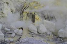 Souffre Volcan Kawah Ijen