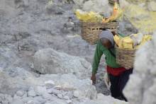 Souffre Volcan Kawah Ijen